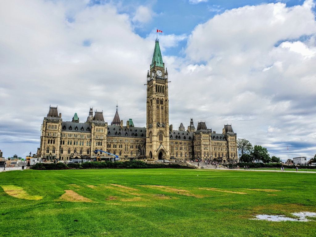 La Colline du Parlement à Ottawa